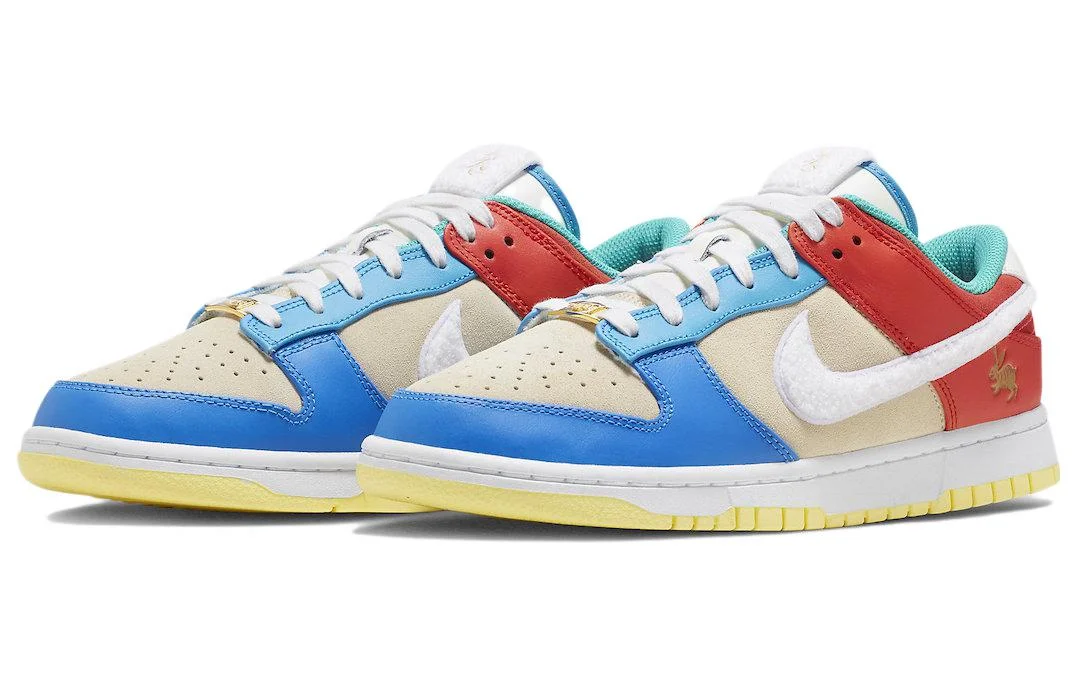 Кроссовки Nike Dunk Low Retro PRM, разноцветный — фото 3