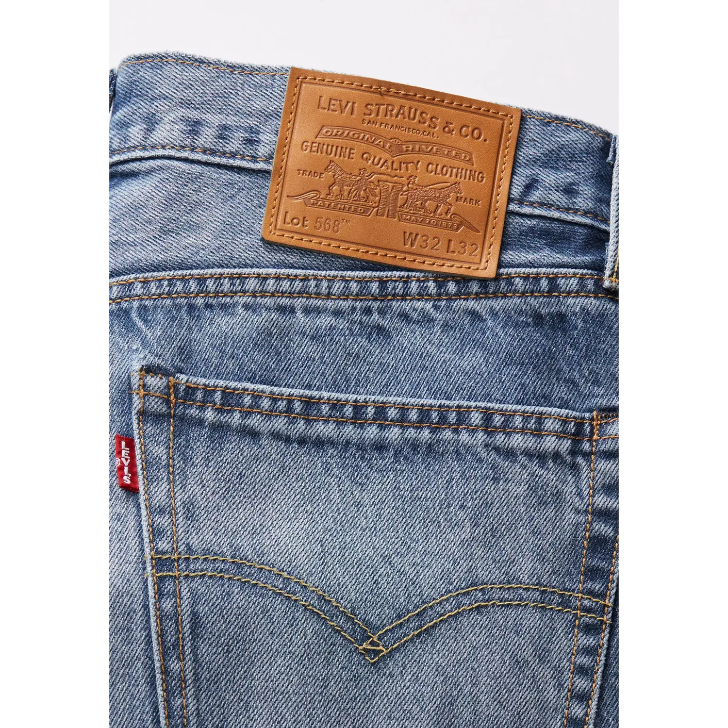 Мужские джинсы прямого кроя 555 RELAXED STRAIGHT Levi's, Indigo Champion — фото 4