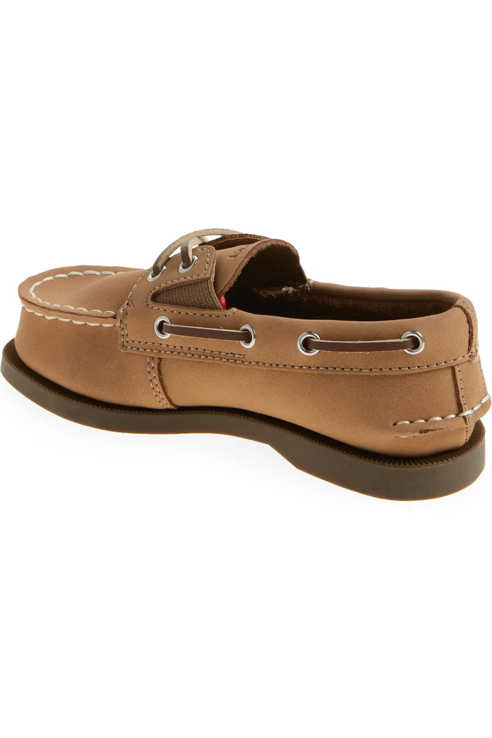 Ботинки детские на плоской подошве Authentic 2-Eye Nubuck Sperry, Chestnut — фото 3