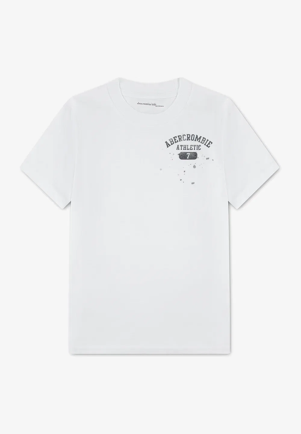 Футболка с принтом Athletic core lockup tee Abercrombie & Fitch, Bright White