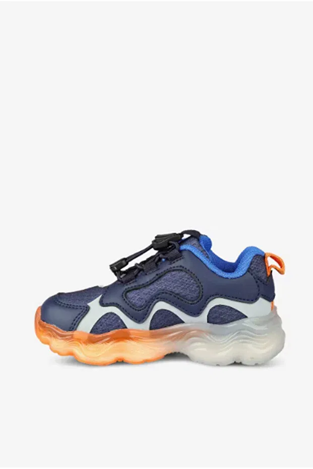 Детские кроссовки для девочек со светодиодами Vicco, Navy Blue — фото 2