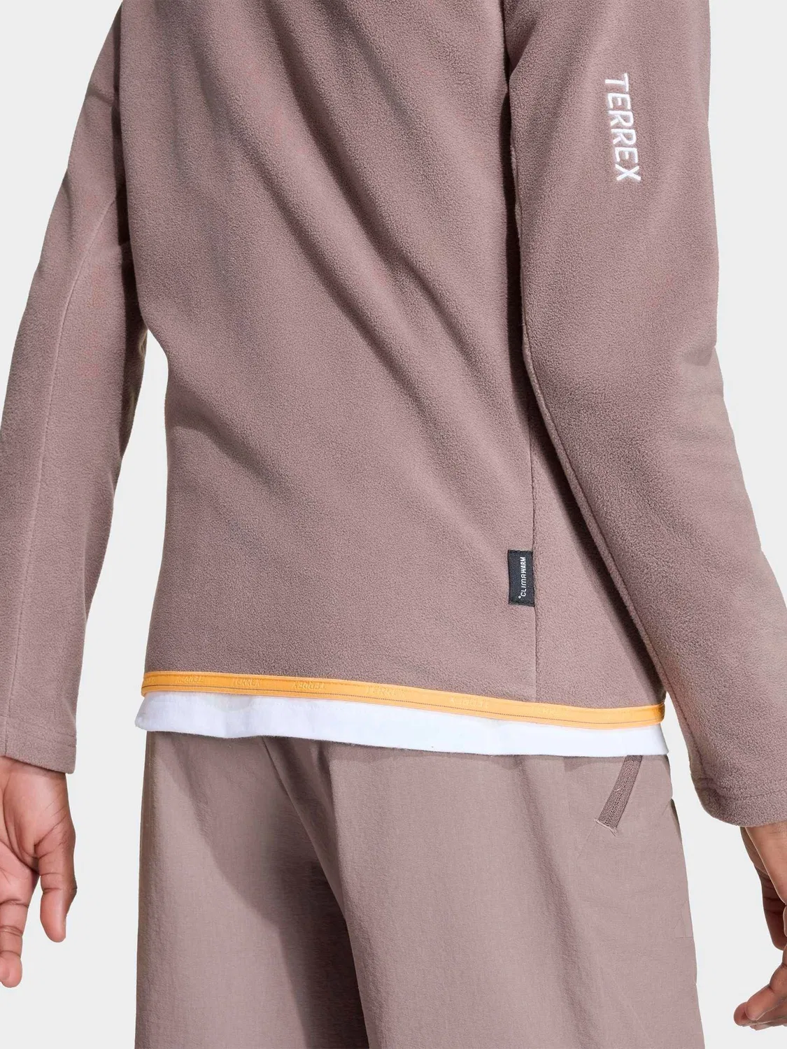 Флисовая куртка Terrex Multi Full-Zip adidas, светло-коричневый — фото 4
