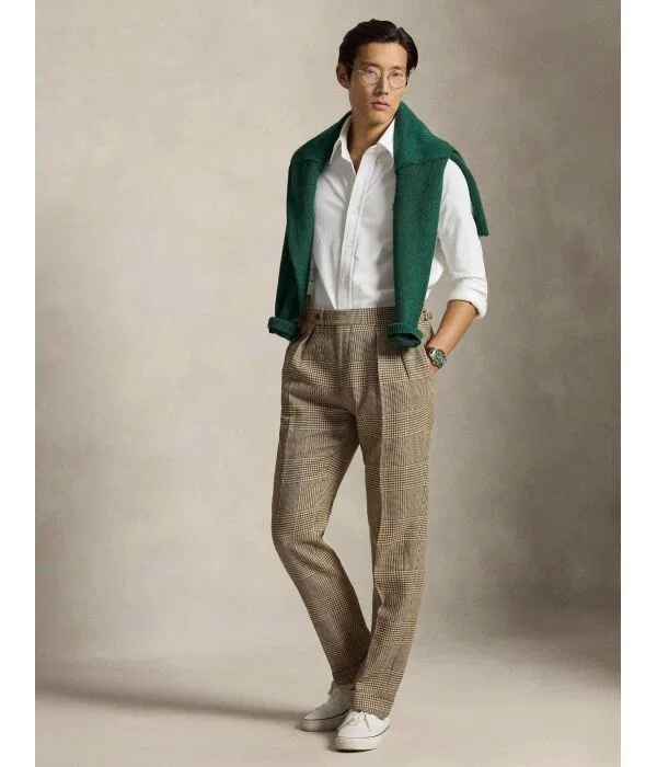 Мужская рубашка оксфорд Regular Fit Polo Ralph Lauren, белый — фото 2