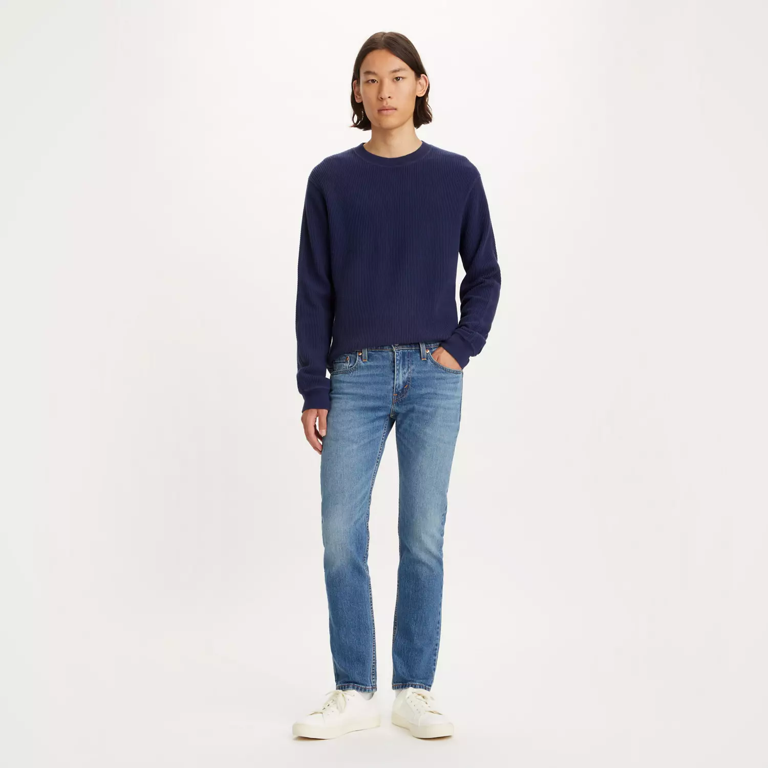 

Мужские джинсы зауженного кроя 502 Levi's, цвет Come Closer - Medium Wash - Stretch
