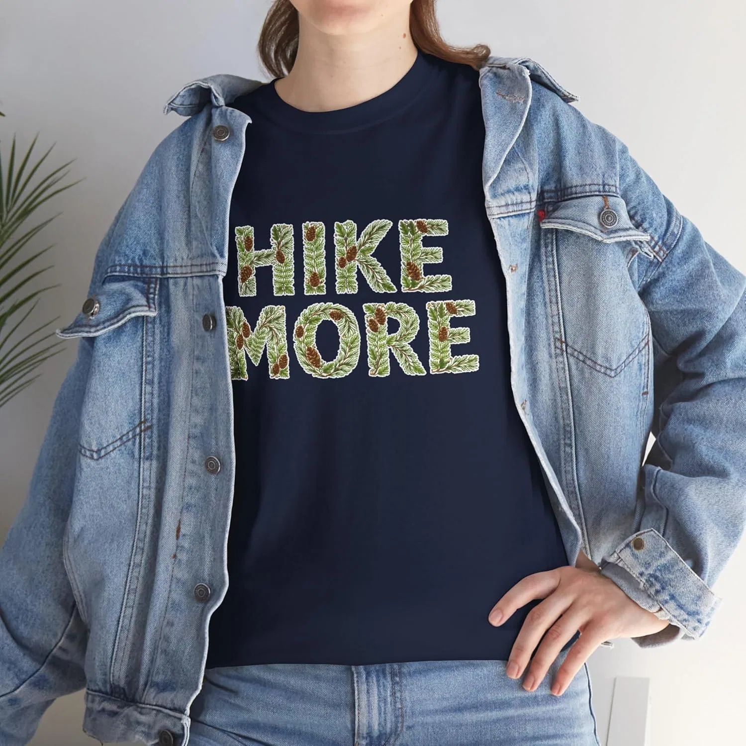 Футболка с принтом HIKE MORE, GENERIC, Navy — фото 3