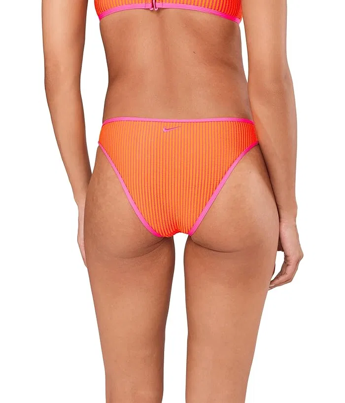 Плавки Nike Ripple Texture Hipster Bottom, Pink Glow — фото 4