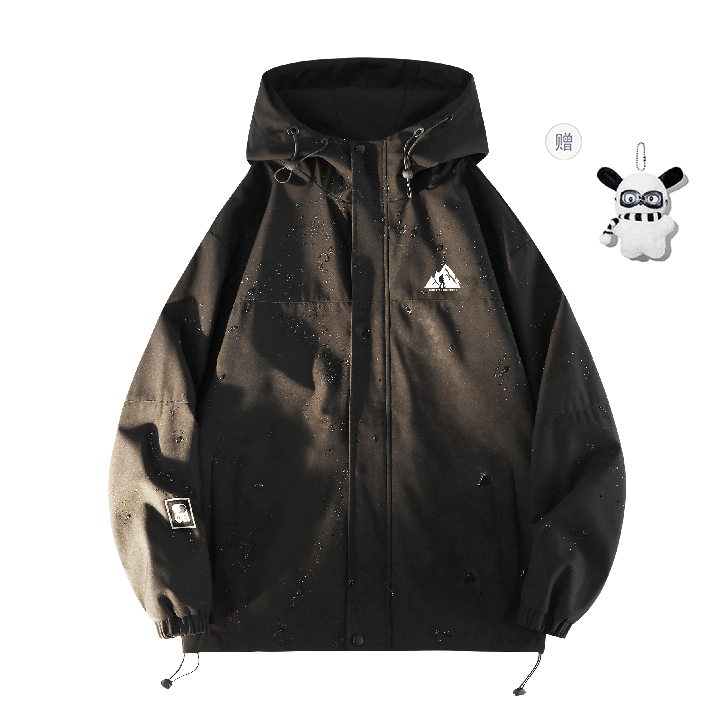 

THREEAGAINTHR33 Пуховик унисекс, Extreme Night Black 01 Thin (with Doll)