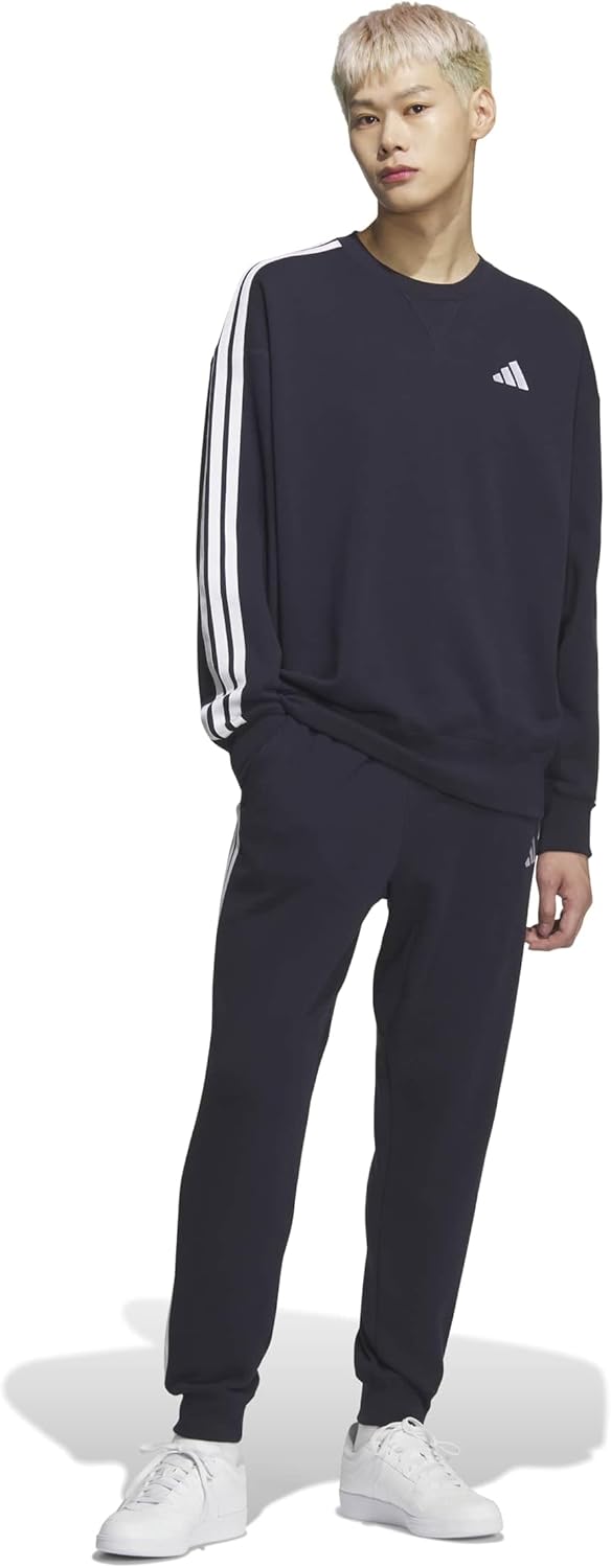 Мужская толстовка Adidas ESS+ JUP87 с тремя полосками — фото 3