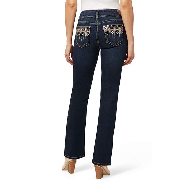 

Джинсы bootcut с блестками mid rise stretch для девушек Wallflower, Evan