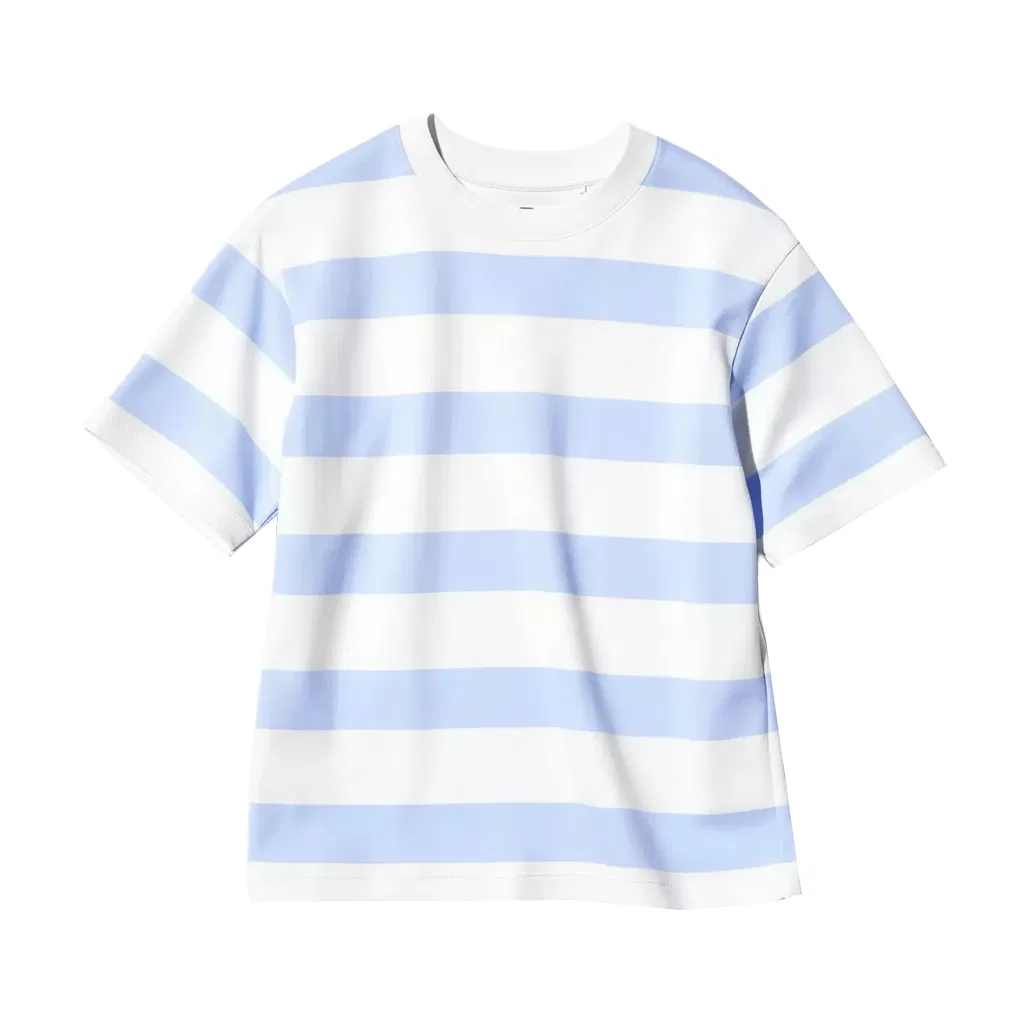 Детская быстросохнущая футболка AIRism UNIQLO голубая