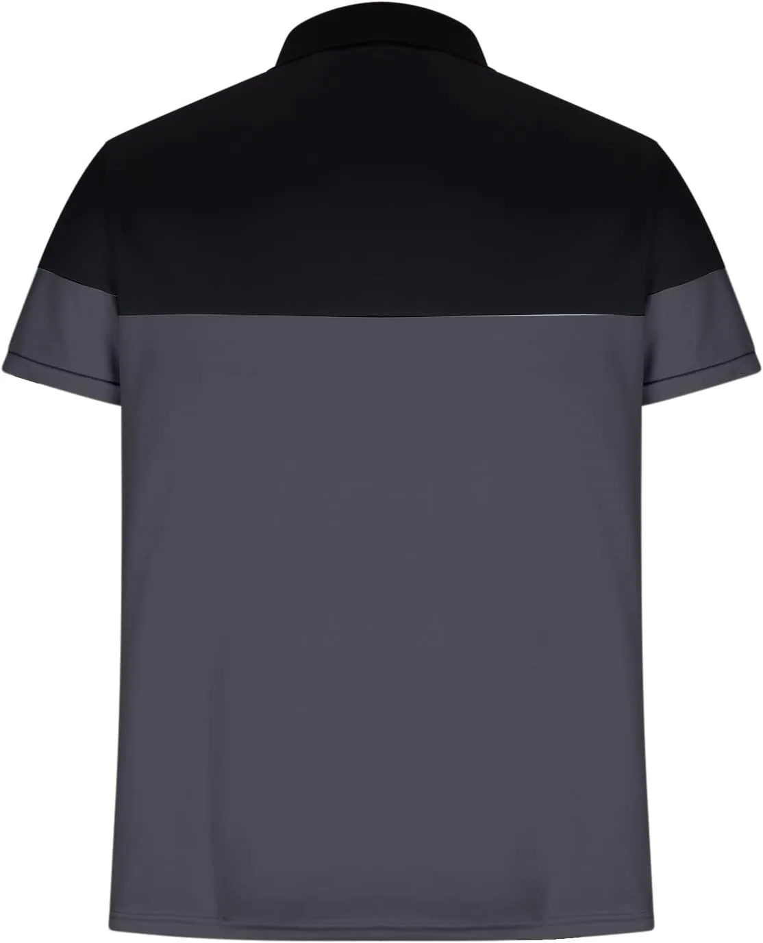 Мужская летняя рубашка с коротким рукавом, Slim Fit, в полоску, с карманом — фото 3