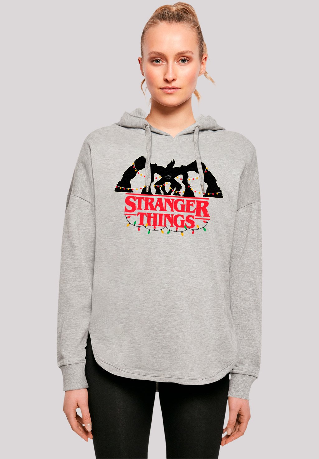 

Толстовка STRANGER THINGS DEMOGORGON LIGHTS NETFLIX TV SERIES - Hoodie F4NT4STIC, серый