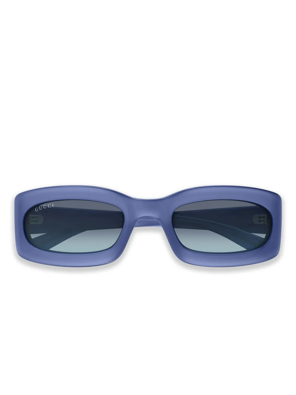 

Солнцезащитные очки в прямоугольной оправе Gucci Eyewear, синий