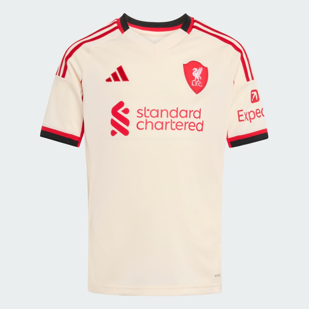 

Джерси Adidas Liverpool FC 25/26 Away Jersey Kids, цвет Wonder White/Soccr-Lvp-42u