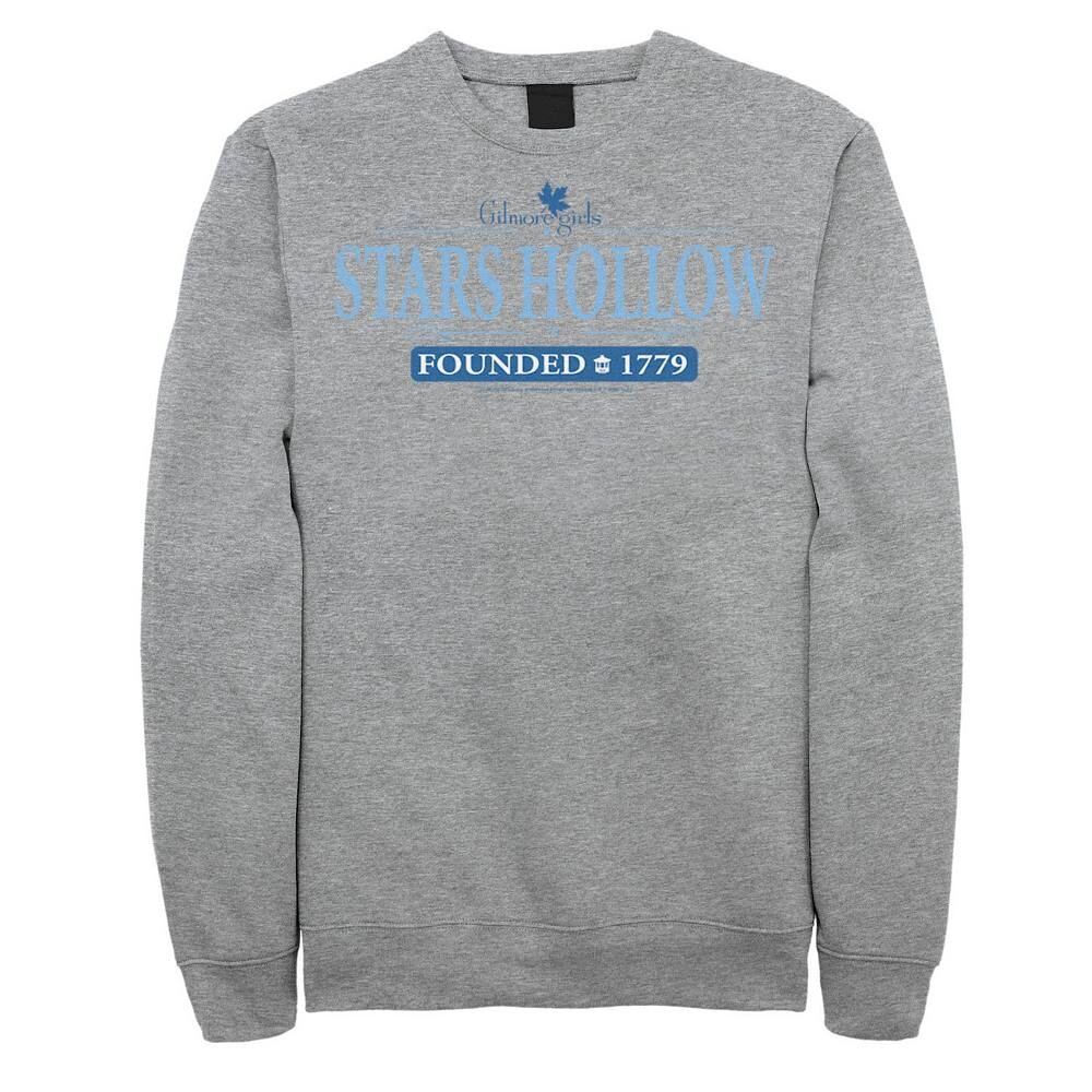 

Мужской свитшот Gilmore Girls Stars Hollow Founded 1779 Licensed Character, цвет Athletic Heather