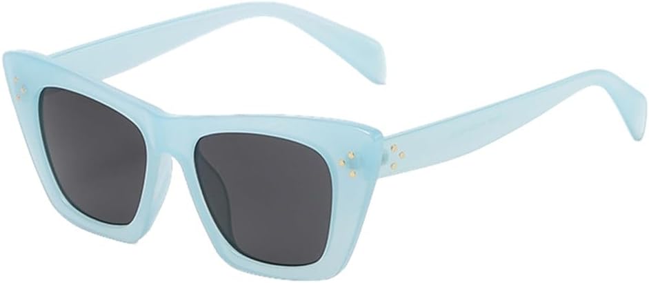 

Классические солнцезащитные очки «кошачий глаз» для женщин, винтажные солнцезащитные очки с градиентным переходом, роскошные женские солнцезащитные очки UV400 LVTFCO, Blue Gray