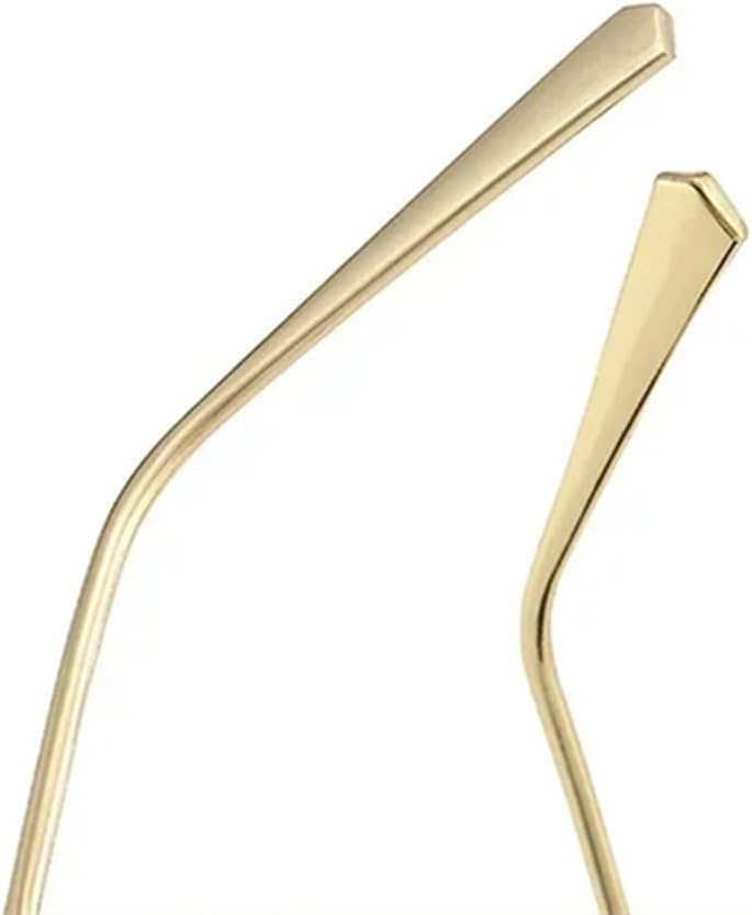 

Модные металлические солнцезащитные очки в крупной оправе, ретро-очки без оправы с сердечками, классические стильные очки для вождения, защита от ультрафиолета UV400 MTZJH, C2