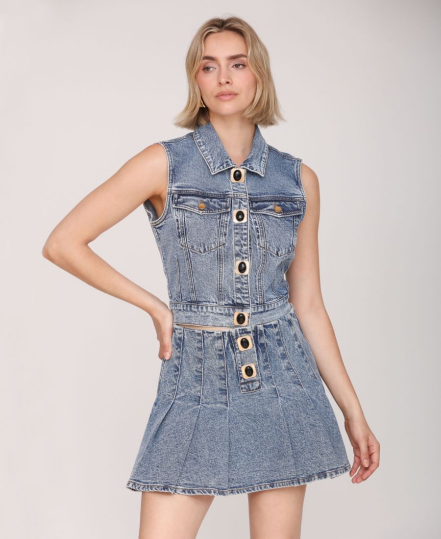 

Женская жилетка-тракер с пуговицами Avec Les Filles, Blue