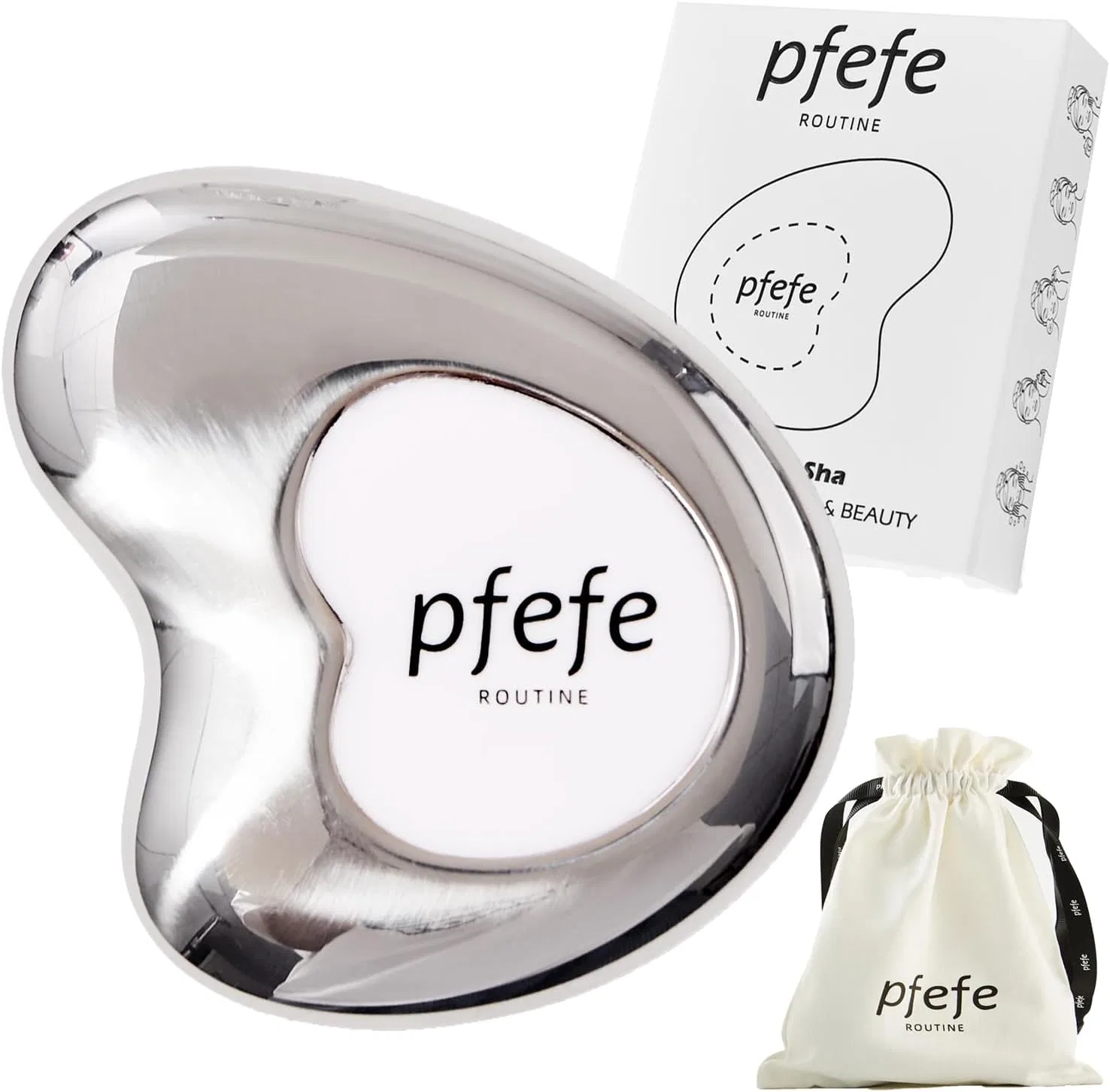 Гуаша из нержавеющей стали Pfefe белый