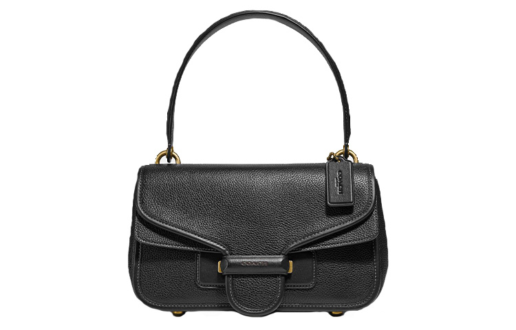 

Сумка кроссбод Cody Litchi Grain из коровьей кожи, средний размер, женская, черный COACH