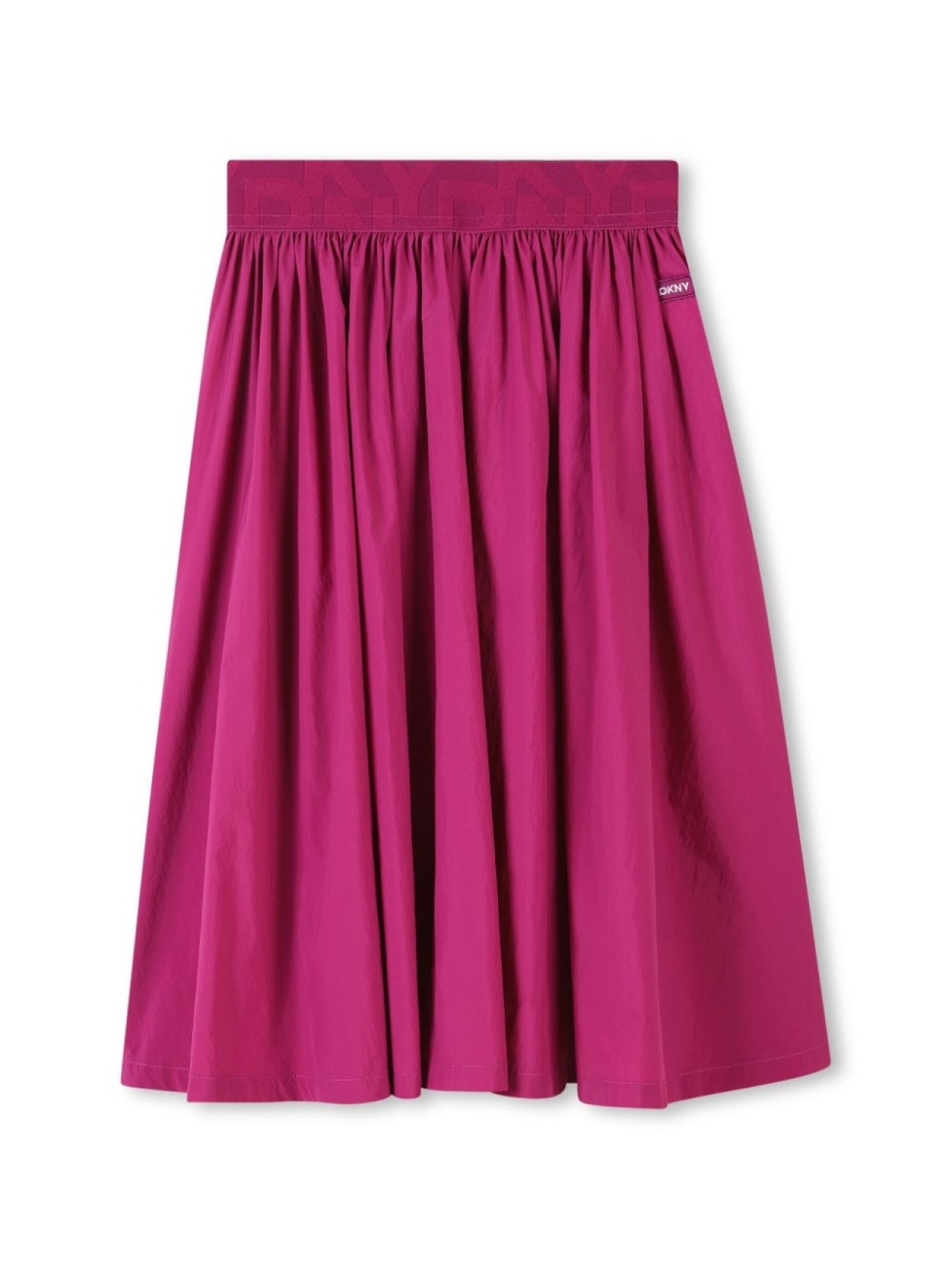 

Dkny Kids юбка миди с логотипом, розовый