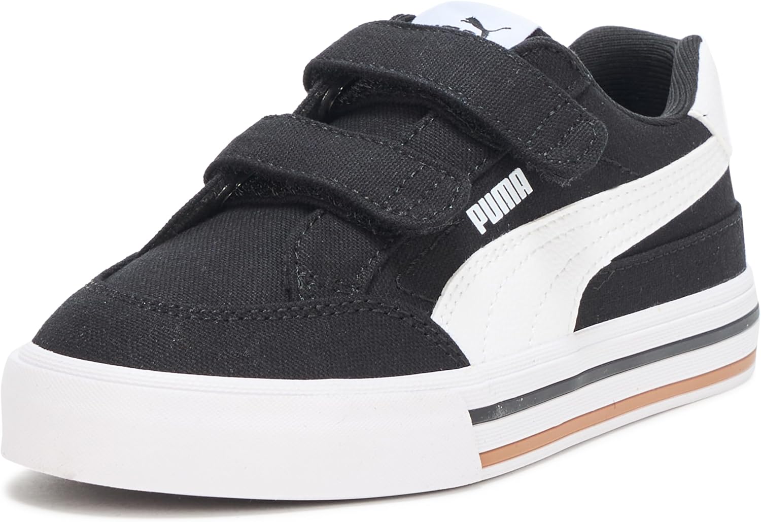 Детские кроссовки PUMA Suede с двумя застежками, белый