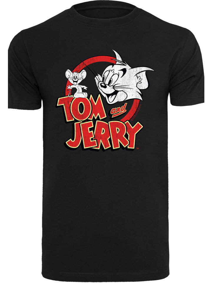 

Футболка F4NT4STIC Tom und Jerry Distressed Logo, черный