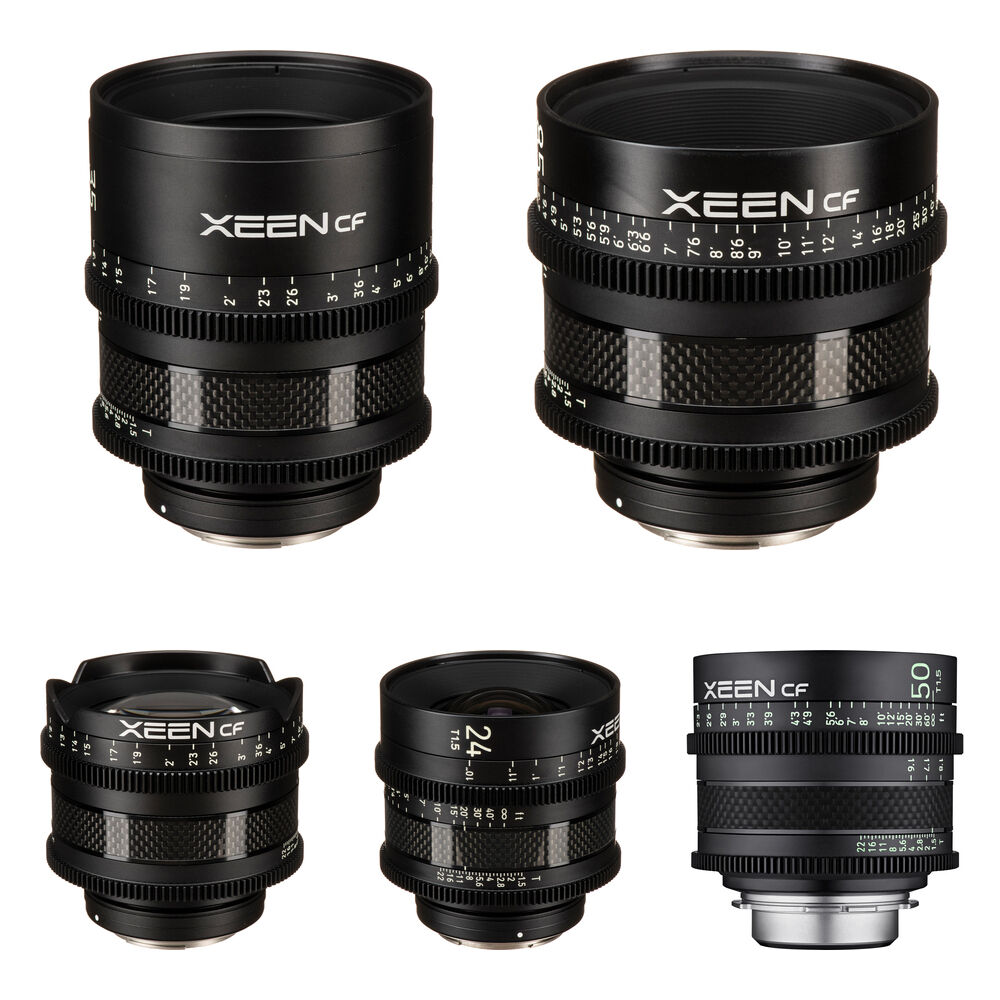 

Комплект кинообъективов Rokinon XEEN CF Pro с креплением EF и 5 объективами