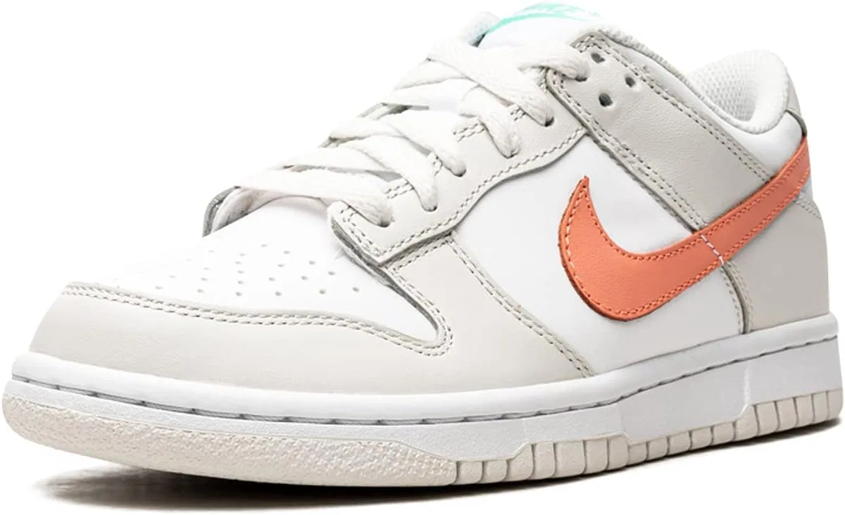 Кроссовки детские Nike Dunk Low, цвет White/Black-iron Grey — фото 4