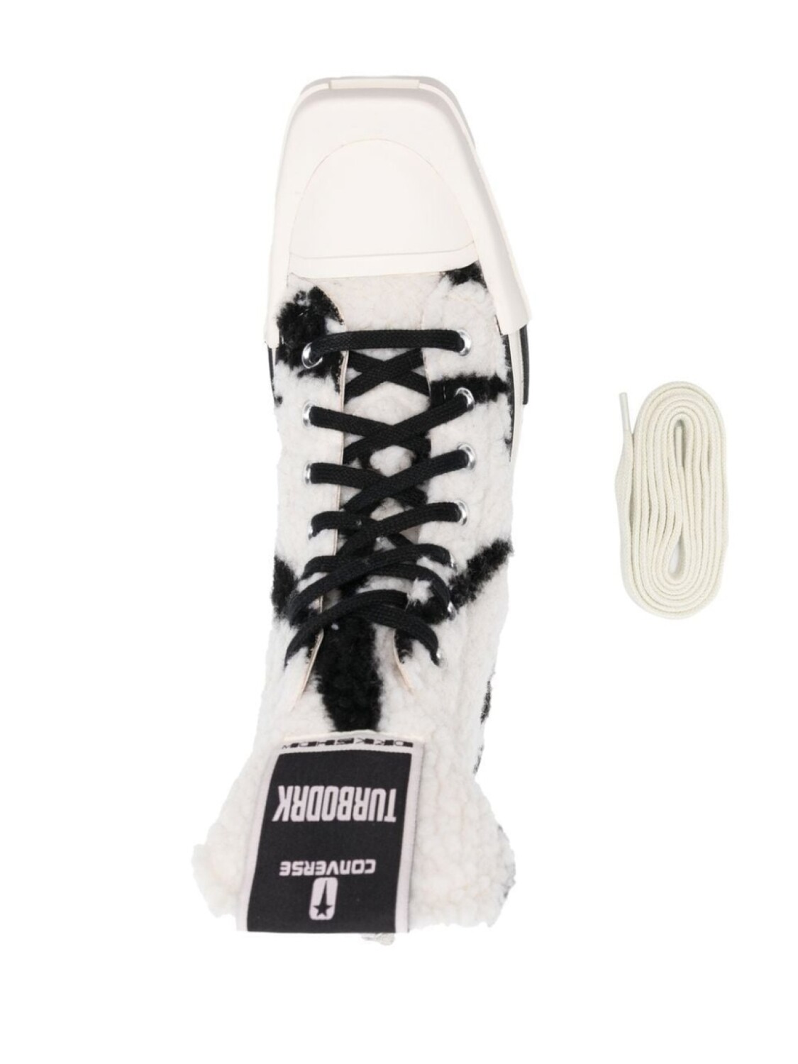 Кроссовки Converse х Drkshdw Turbodrk, белый/черный — фото 4