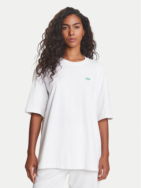 

Футболка оверсайз Retro Tennis Boyfriend JW0226 Adidas, белый