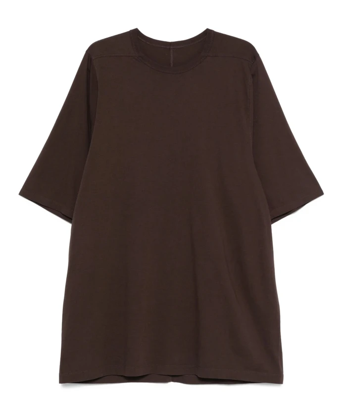 

Футболка с круглым вырезом из органического хлопка Rick Owens, коричневый