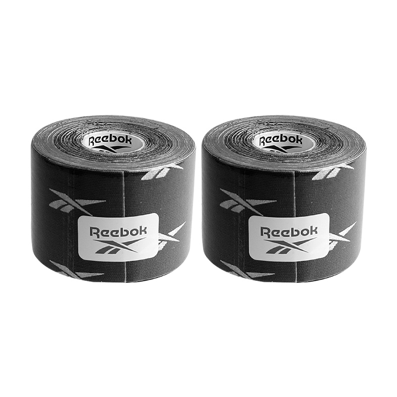 

Кинезиологические тейпы для бега, велоспорта и баскетбола unisex Reebok, черный
