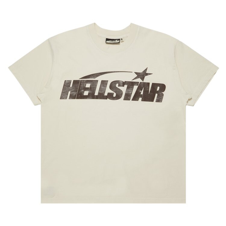 

Футболка Hellstar Classic T-Shirt (Regular Print), цвет White/Brown