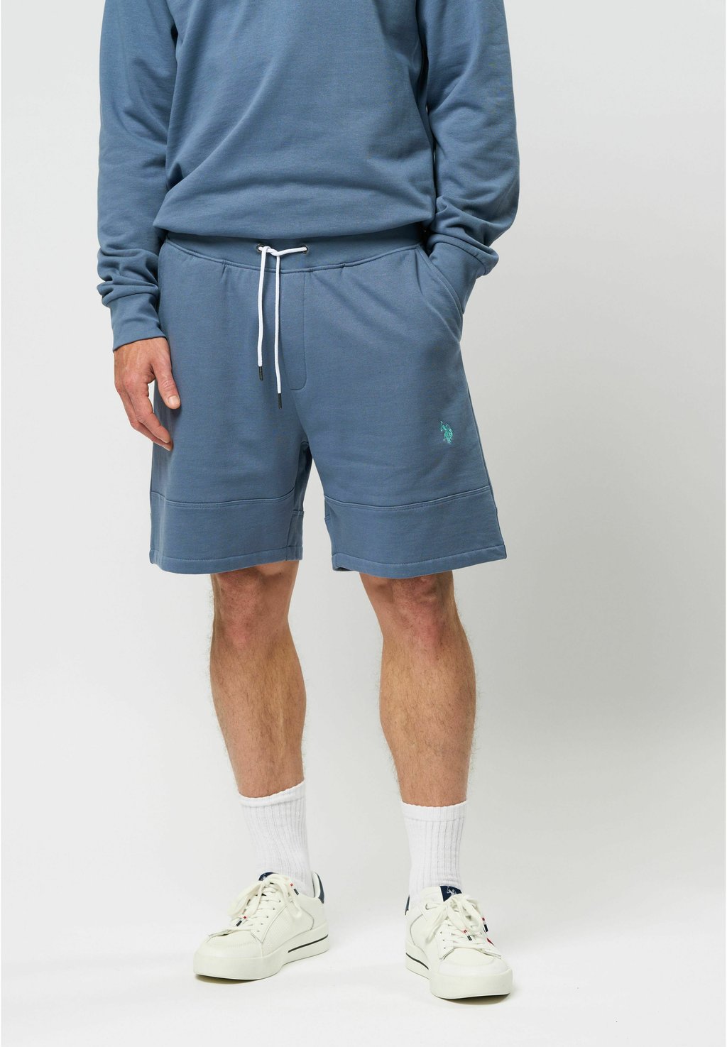 

Шорты CARSTEN U.S. Polo Assn., синий/меланж