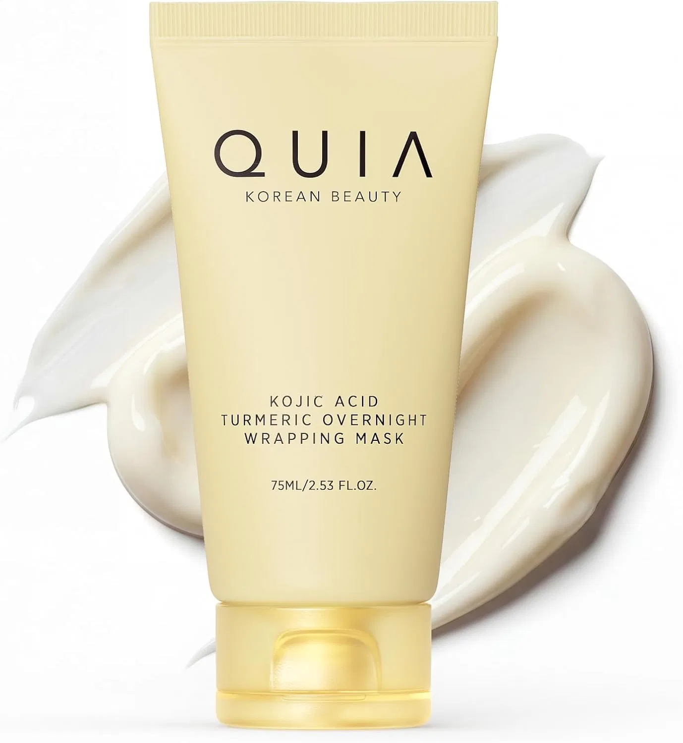 Маска для лица Quia Beauty — Ночная -пленка Turmeric + Kojic Acid увлажняющая, 75 мл