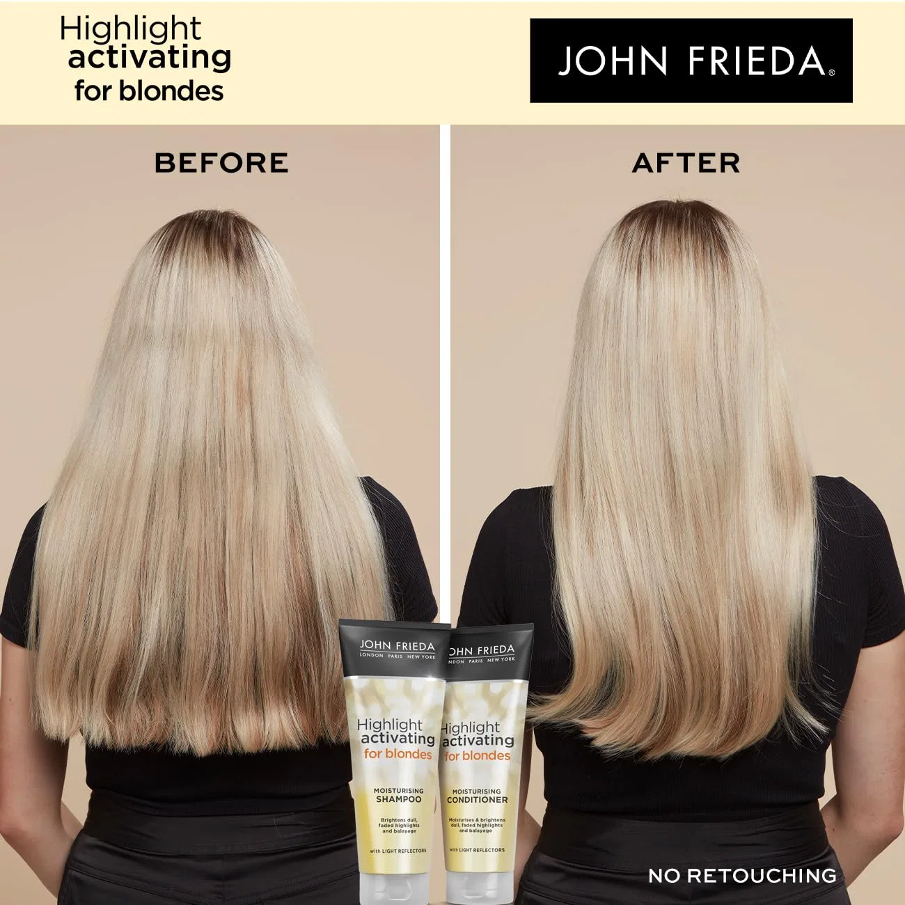 Увлажняющий кондиционер John Frieda Sheer Blonde Highlight Activating 500 мл John Frieda — фото 3