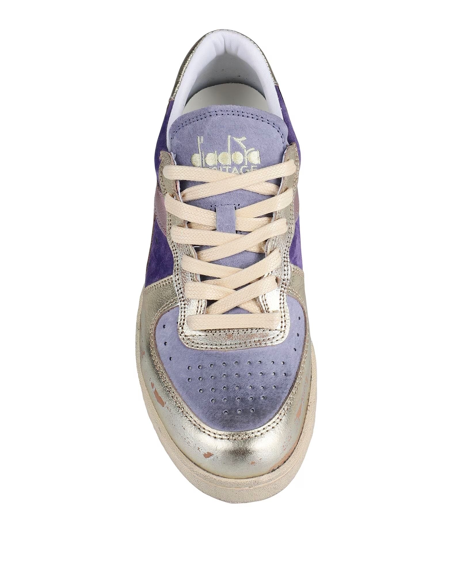 Кроссовки Mi Basket Low Metal Pigskin Used Wn Diadora, фиолетовый — фото 4