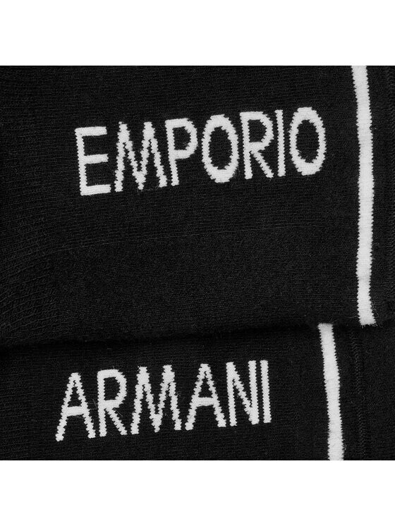 Кроссовки Emporio Armani, черный — фото 4