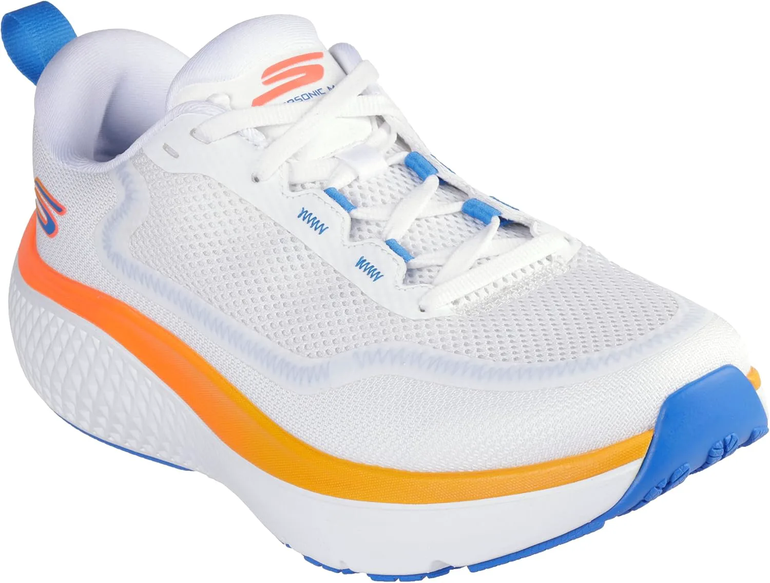 Мужские кроссовки Skechers Go Run Supersonic Max, белый/мультиколор — фото 4