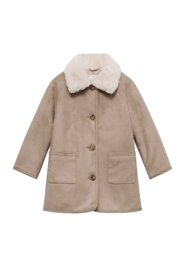 Детская короткая куртка Mango Kids, Sand