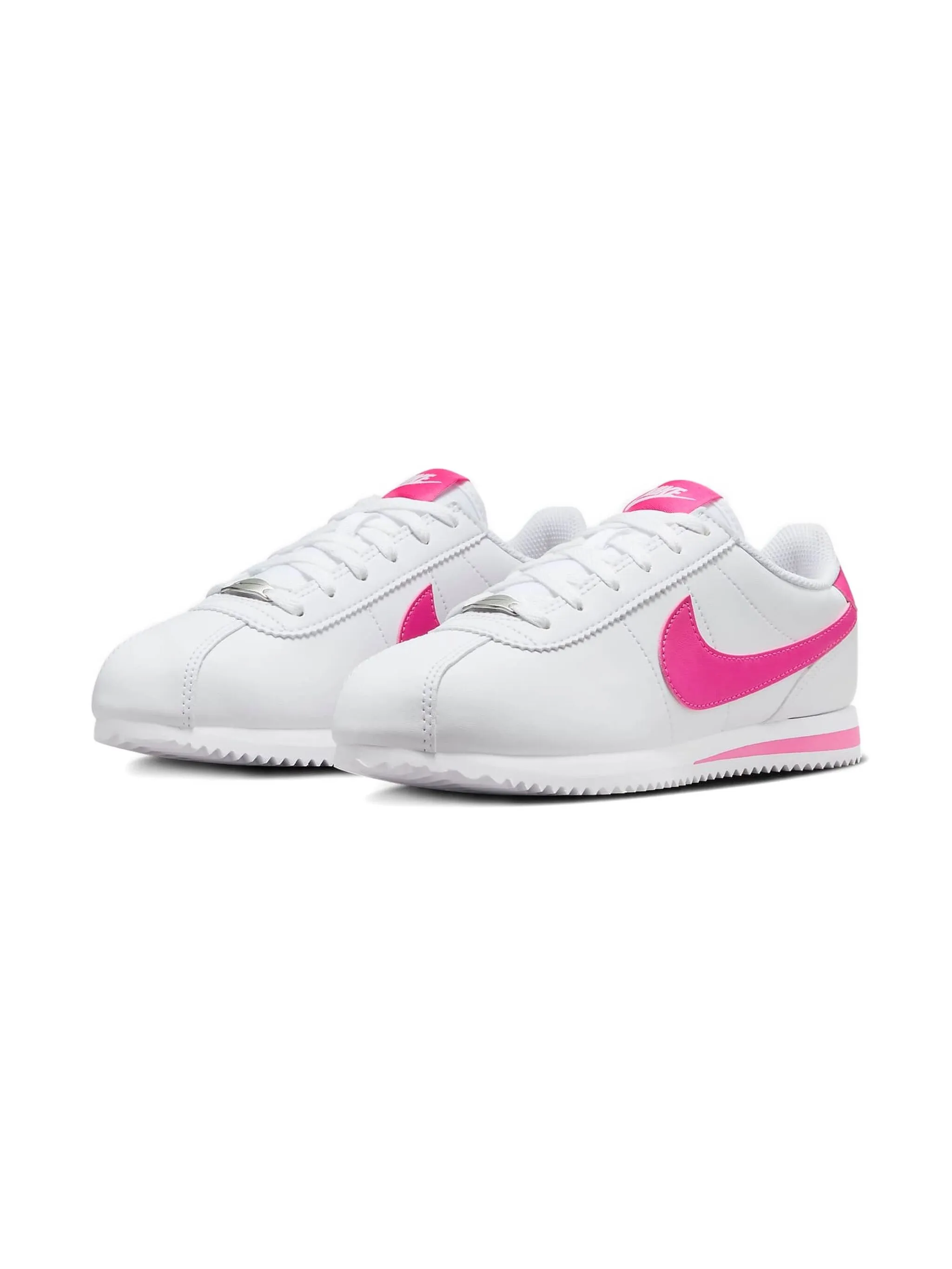 

Кроссовки Cortez White/Laser Fuchsia Nike Kids, белый
