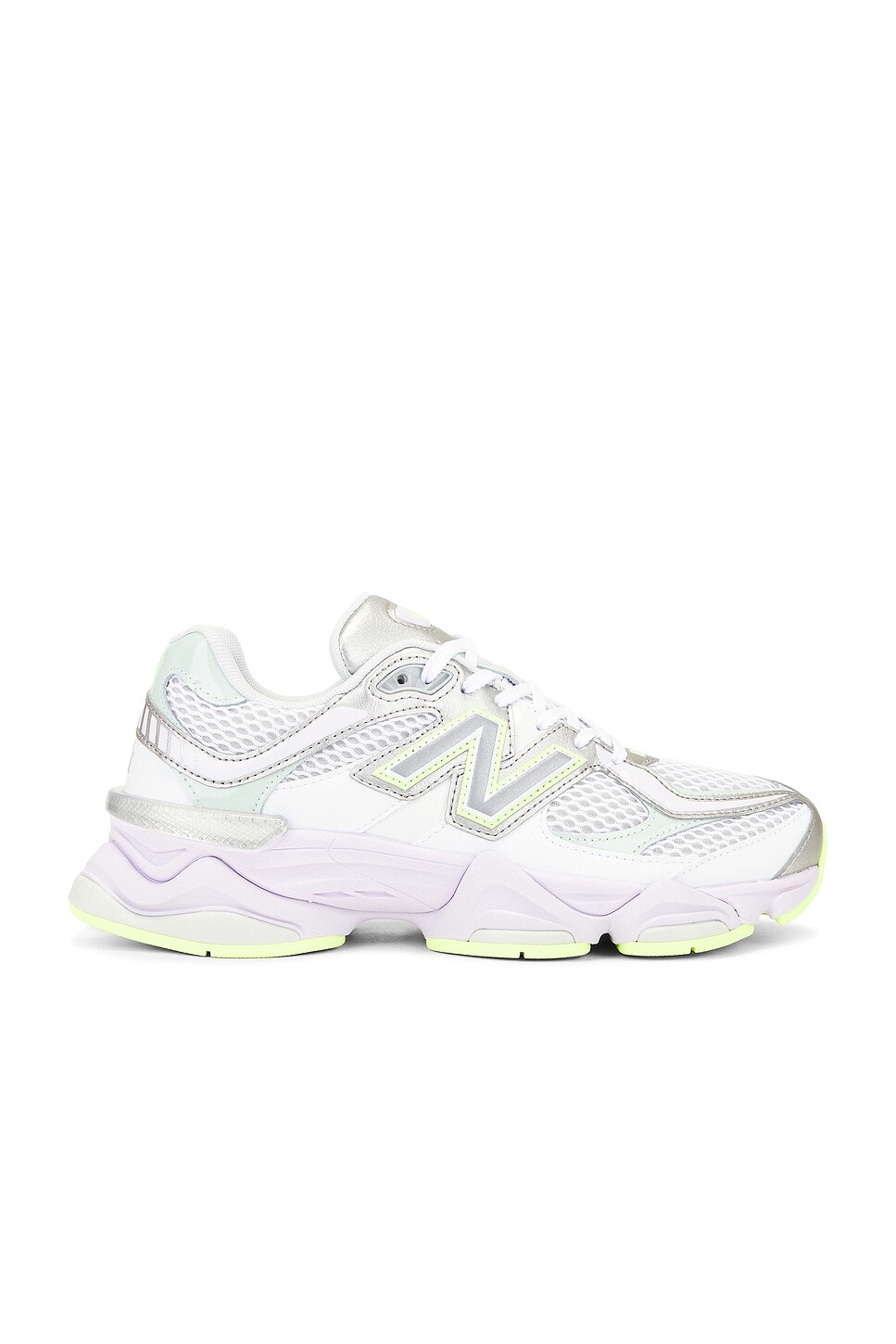 

Кроссовки мужские 9060 New Balance, цвет White, Silver Metallic, Taro, & Clay Ash