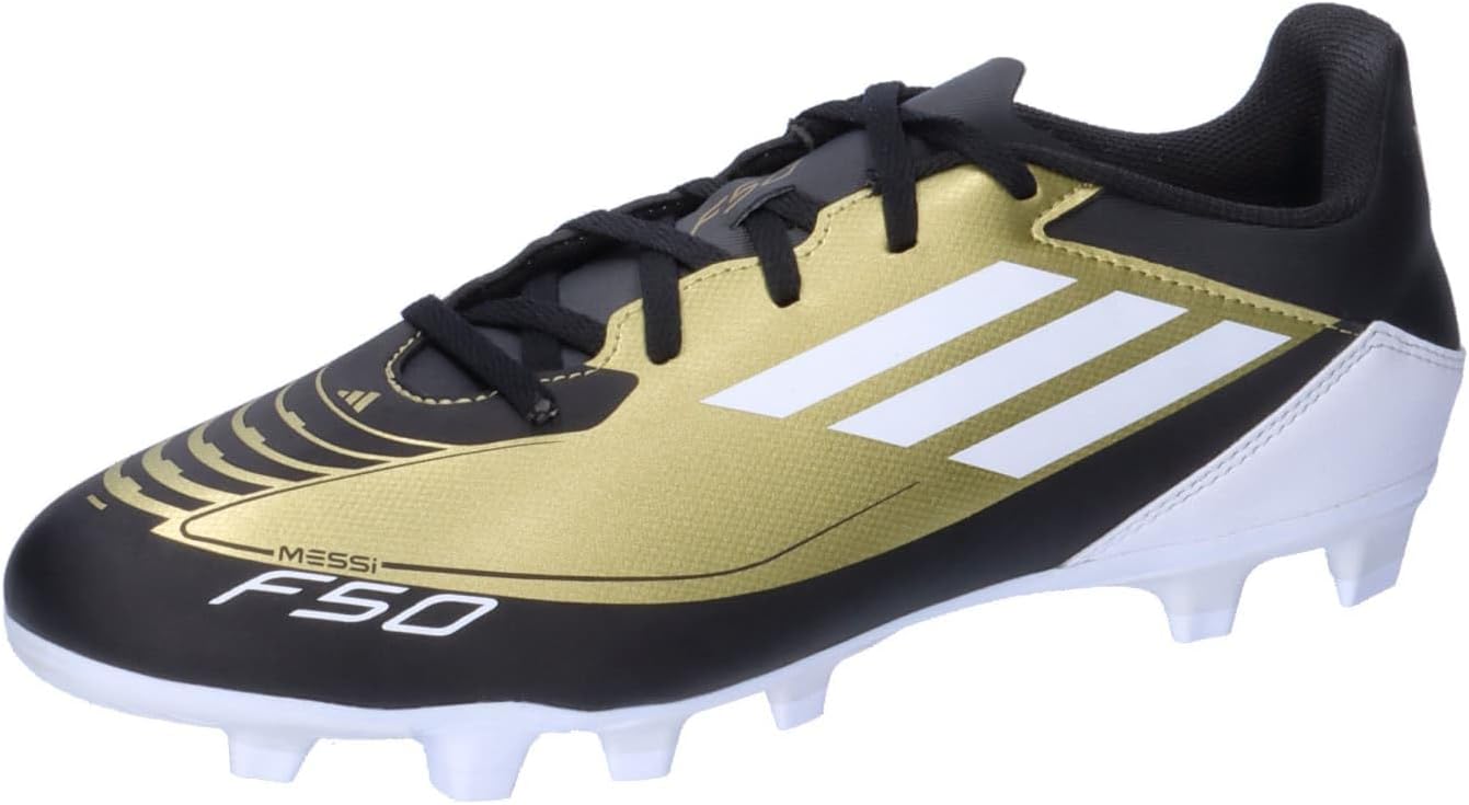 

Футбольные бутсы Adidas для мужчин на твердое покрытие, белый/черный/золотой/угольный