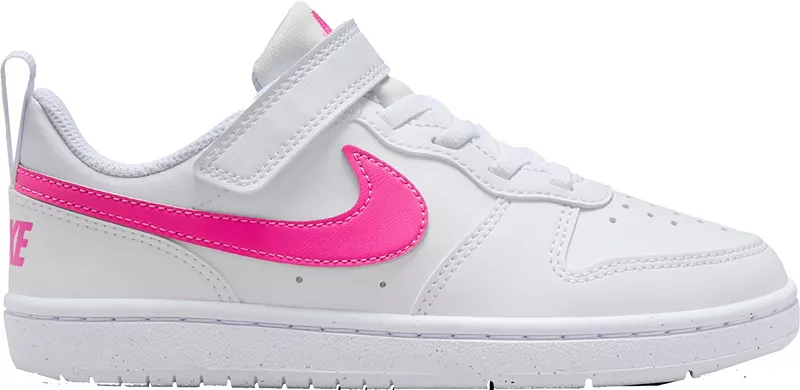 

Детские кроссовки Nike для дошкольников Court Borough Low Recraft, белый/фуксия