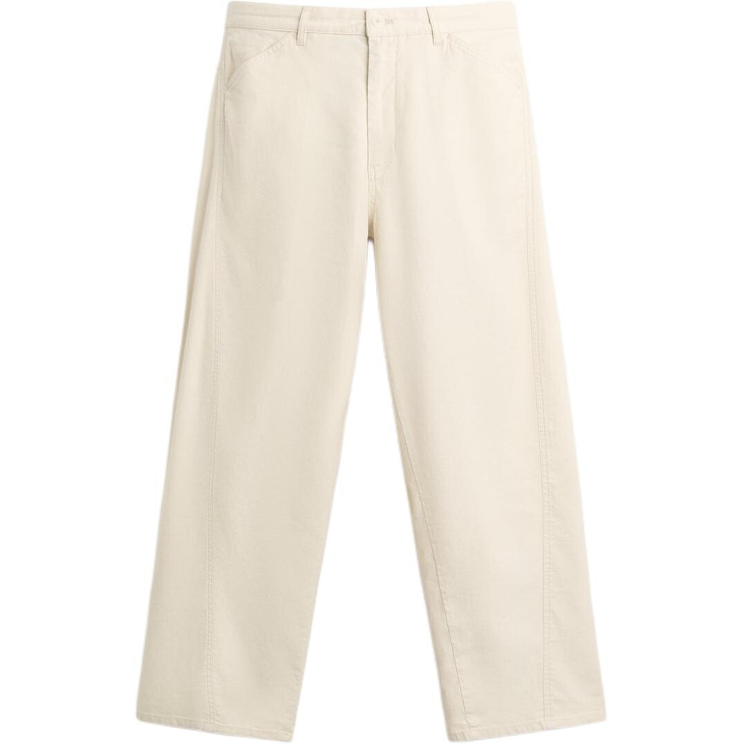 

Повседневные брюки мужские белые Zara, белый