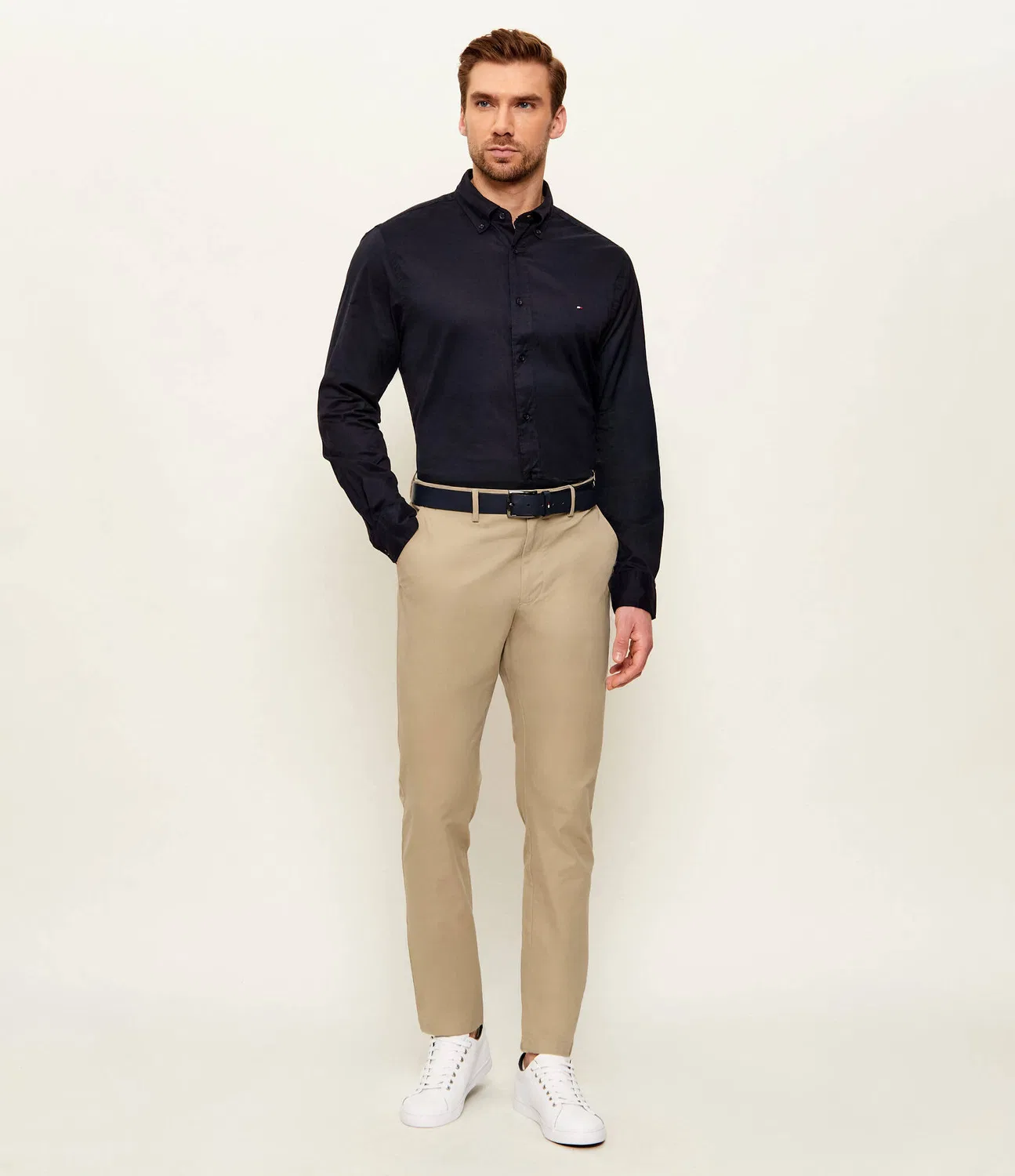 Чиносы Slim Fit Core Bleecker 1985 Tommy Hilfiger, бежевый — фото 2