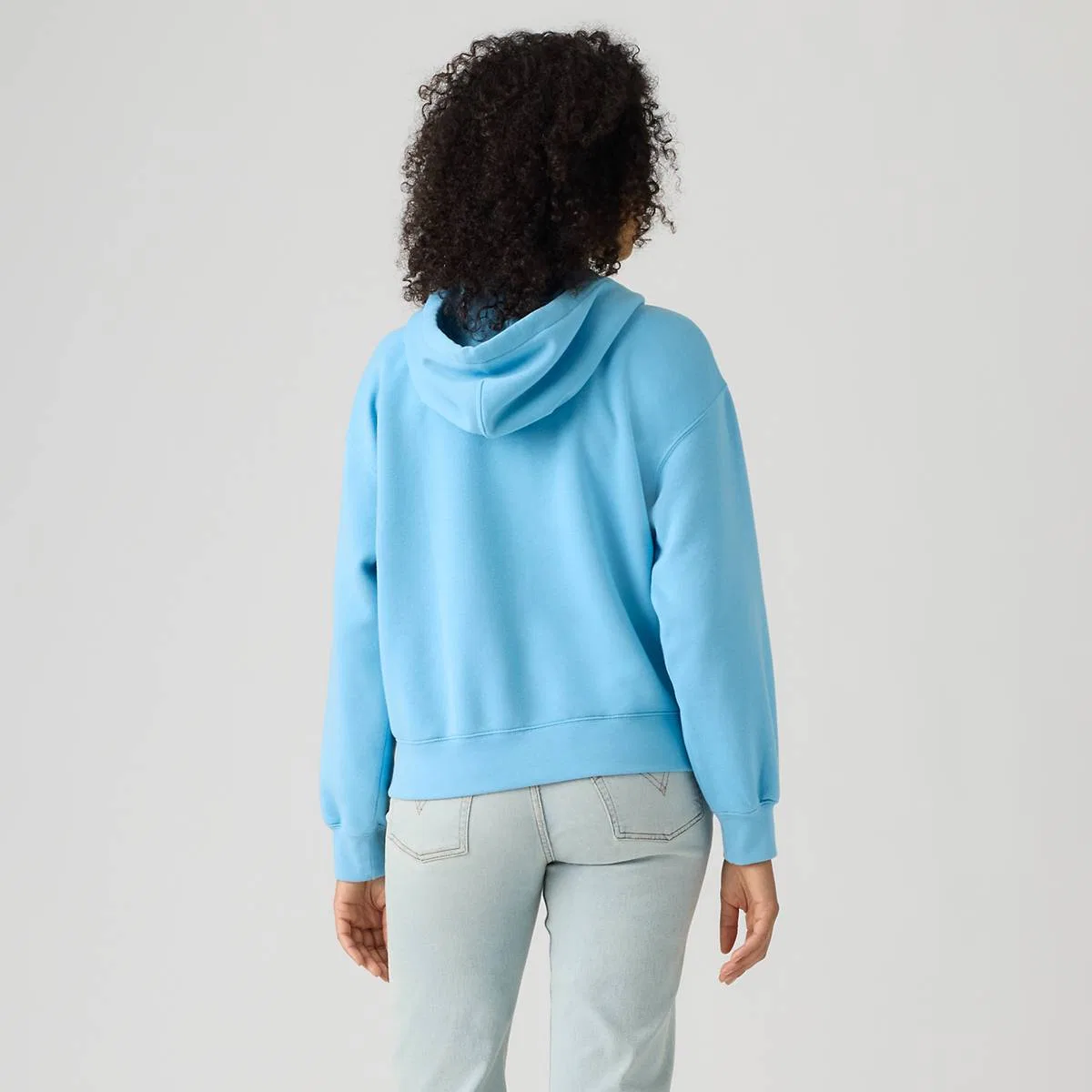 Повседневная толстовка на молнии Levi's, Alaskan Blue - Blue — фото 4