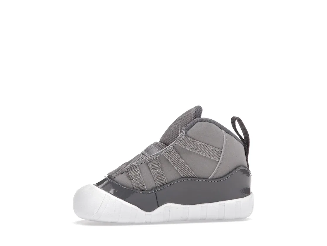 Детские кроссовки Lifestyle с принтом Jordan 11 Retro Crib Bootie Jordan, Medium Grey/Multi-Color/Multi-Color — фото 3