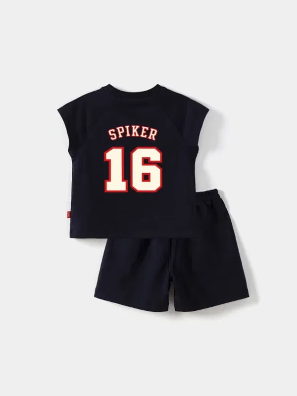 Спортивный костюм Spiker, Озкидз, темно-синий — фото 3